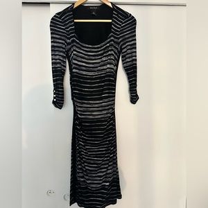 Black and white dress